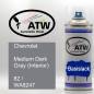 Preview: Chevrolet, Medium Dark Gray (Interior), 82 / WA8247: 400ml Sprühdose, von ATW Autoteile West.